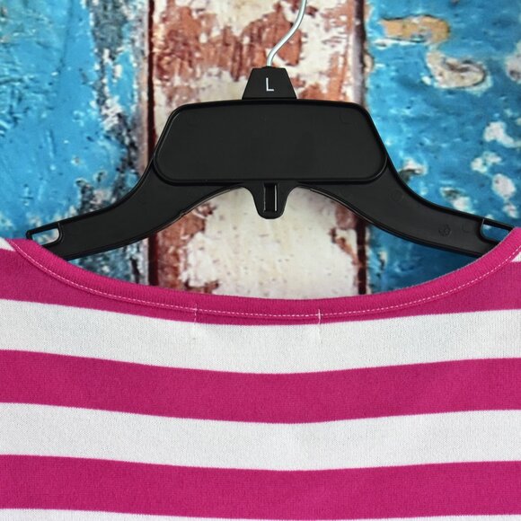 Women's Sweet Violet Top Short Sleeve Striped MEDIUM Multicolor NEW - Picture 8 of 9